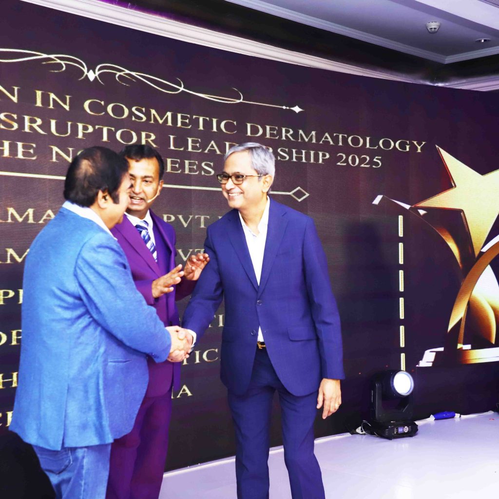 Award presented by Padma Shri Dr. Mukesh Batra and Dr. Satya Brahma before 250 industry leaders in Mumbai