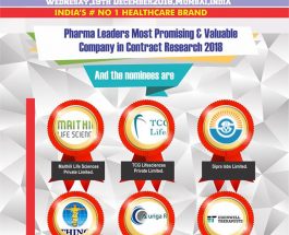 Maithili Life Sciences, TCG Lifesciences, Sipra labs, HINQ Pharma-CRO, Auriga Research, Edenwell Therapeutics are in the race for the coveted Pharma Leaders Most Promising & Valuable Company in Contract Research 2018