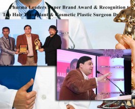 Pharma Leaders Super Brand Award & Recognition to Top Hair Transplant & Cosmetic Plastic Surgeon Dr. Viral Desai
