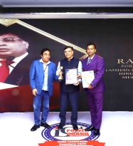 Rajiv Nath, Forum Coordinator of AIMED, Honoured with Indian Affairs Business Reformer Award in Medical Devices 2025 at the 14th Annual India Leadership Conclave